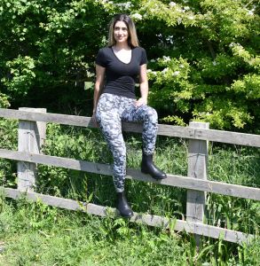 Rhinegold Full Seat Camo Riding Tights
