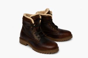 Rhinegold Broadway Waterproof Spanish Leather Laced Boots