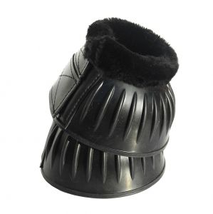Rhinegold Fleece Trim Flexi Rubber Over Reach Boots
